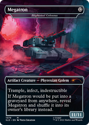 Megatron - Blightsteel Colossus (SLD-1079) [Secret Lair] Drop (Borderless) MTG Single Wizards of the Coast