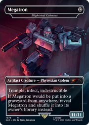 Megatron - Blightsteel Colossus (SLD-1079) [Secret Lair] Drop (Borderless) MTG Single Wizards of the Coast