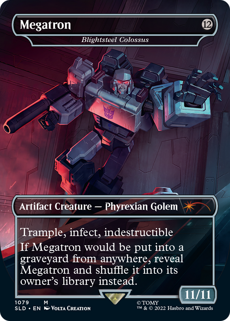 Megatron - Blightsteel Colossus (SLD-1079) [Secret Lair] Drop (Borderless) MTG Single Wizards of the Coast