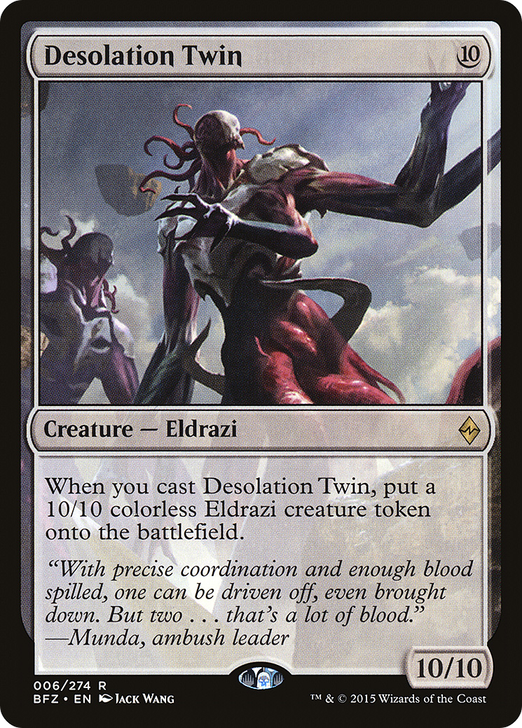 Desolation Twin (BFZ-006) [Battle for Zendikar] Foil MTG Single Wizards of the Coast