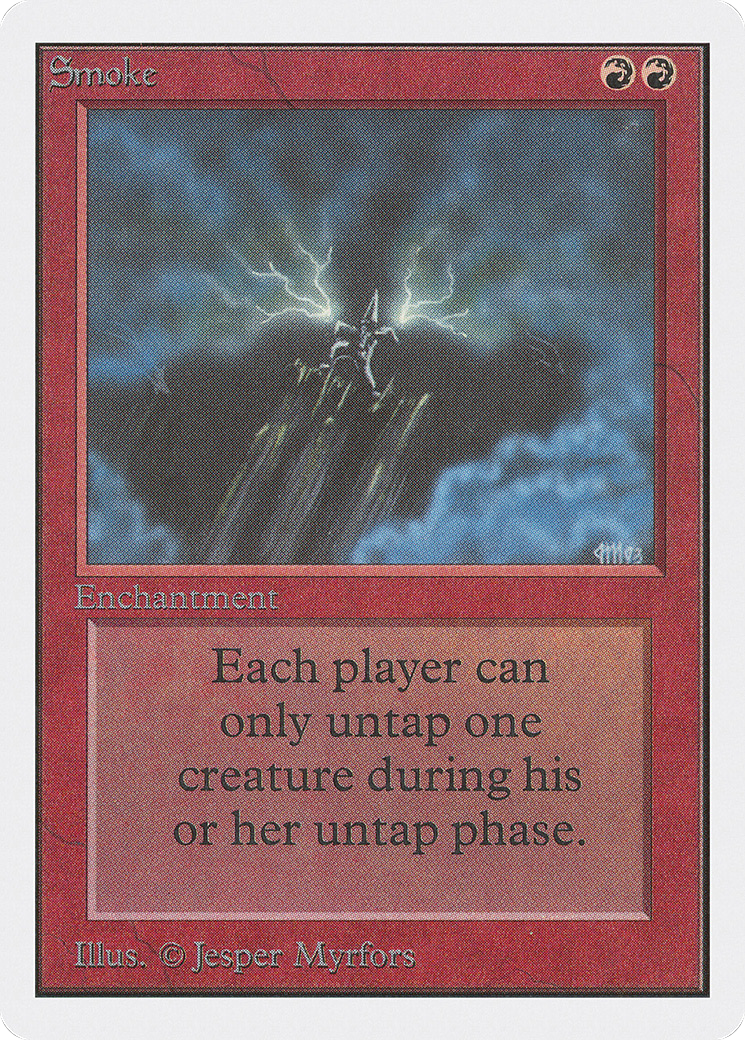 Smoke (2ED-176) [Oldschool] Unlimited Edition MTG Single Wizards of the Coast