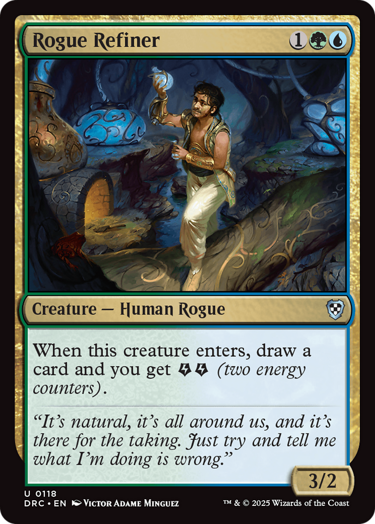 Rogue Refiner (DRC-118) [Commander: Aetherdrift] MTG Single Wizards of the Coast