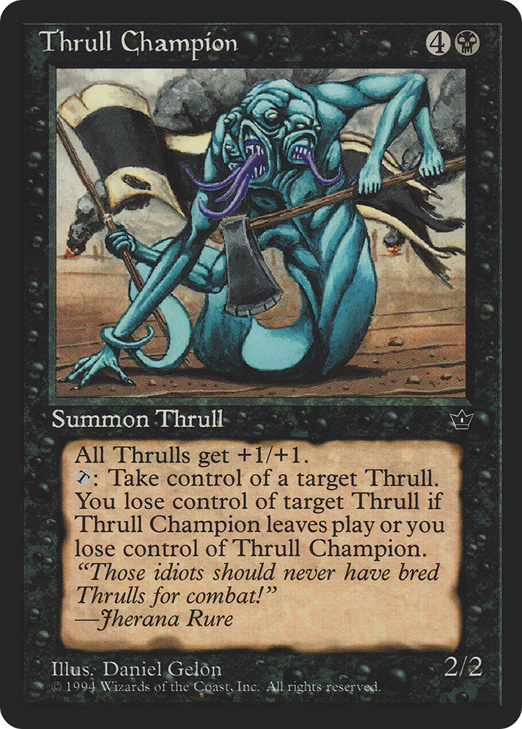 Thrull Champion (FEM-) [Fallen Empires] MTG Single Wizards of the Coast
