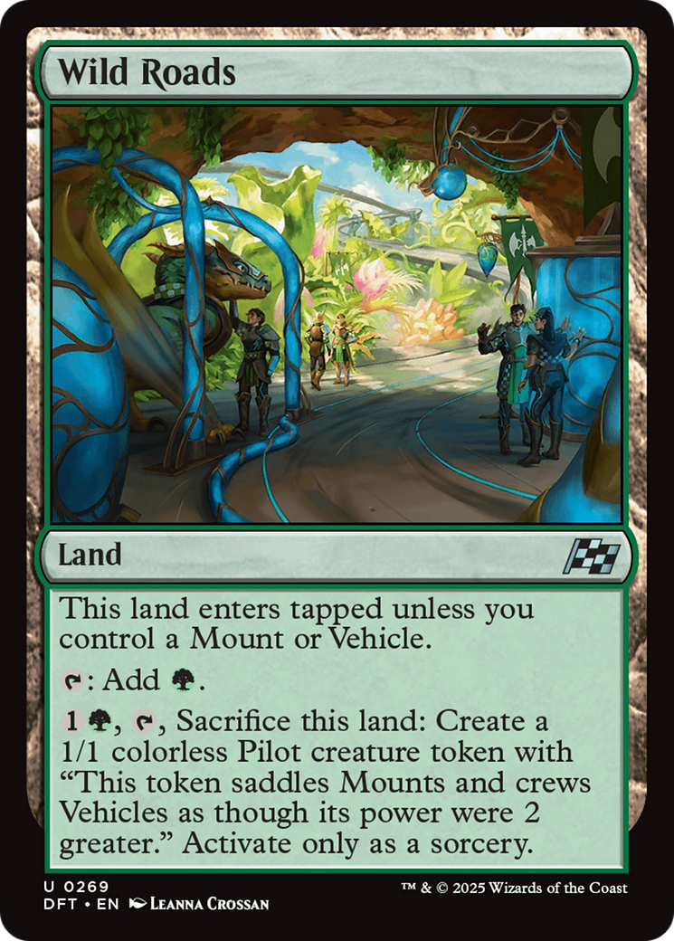 Wild Roads (DFT-269) [Aetherdrift] Foil MTG Single Wizards of the Coast
