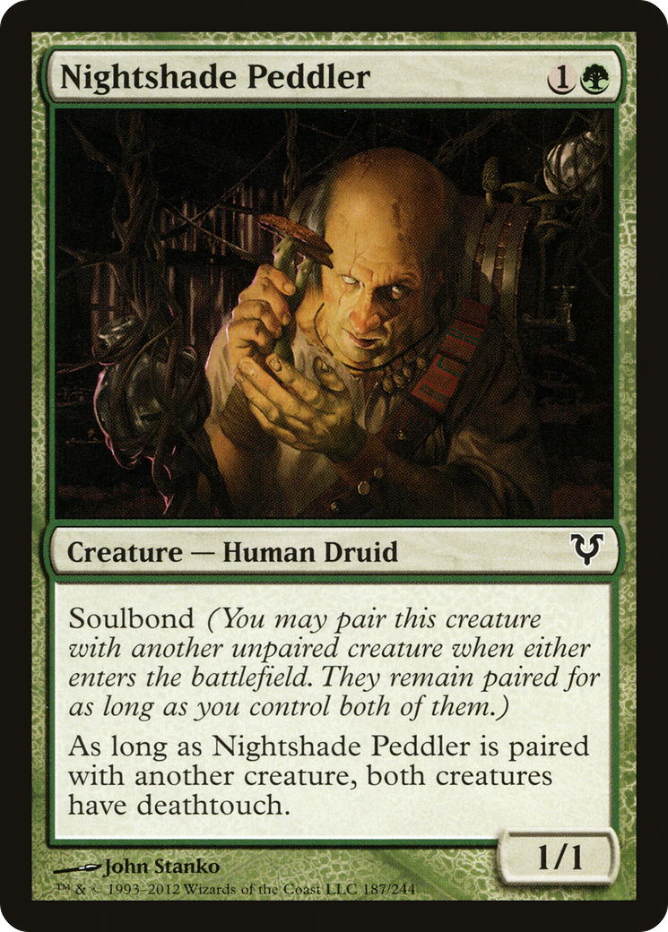 Nightshade Peddler (AVR-187) [Avacyn Restored] MTG Single Wizards of the Coast