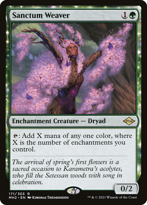 Sanctum Weaver (MH2-171) [Modern Horizons 2] MTG Single Wizards of the Coast