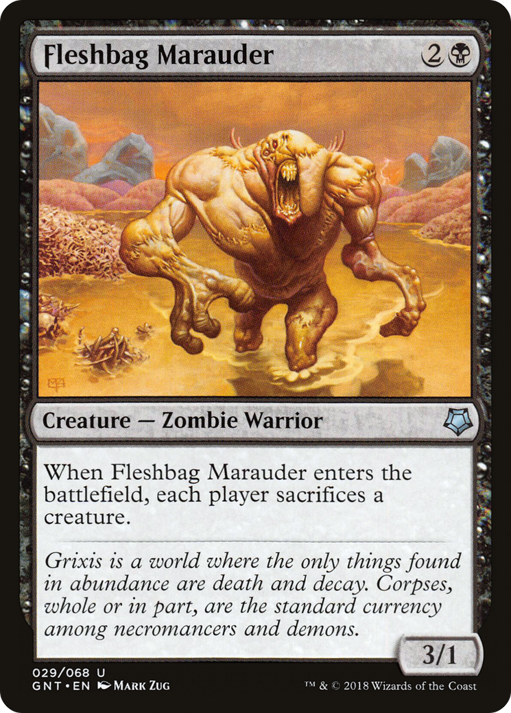 Fleshbag Marauder (GNT-029) [Misc] Game Night MTG Single Wizards of the Coast