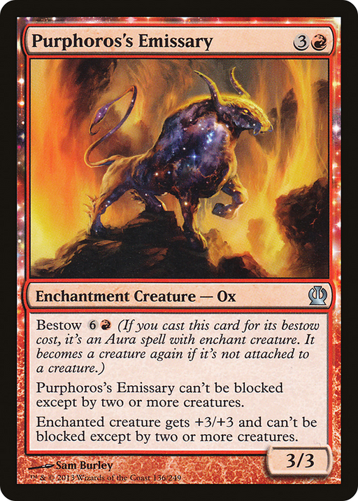 Purphoros's Emissary (THS-136) [Theros] Foil MTG Single Wizards of the Coast