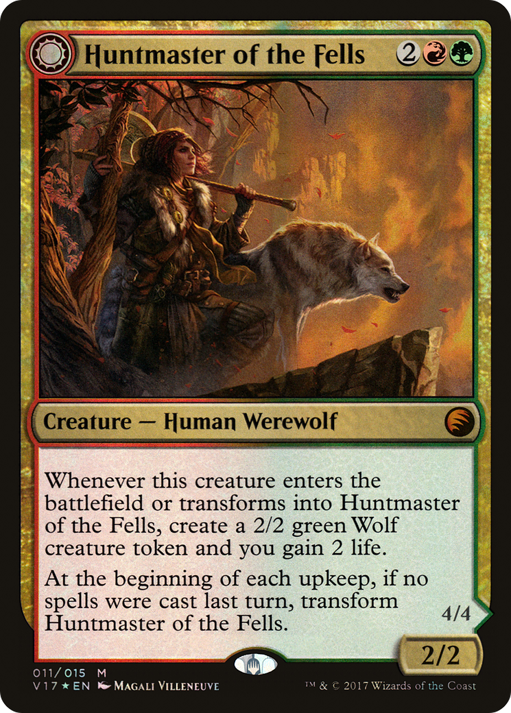 Huntmaster of the Fells (V17-011) [Misc] From the Vault: Transform Foil MTG Single Wizards of the Coast