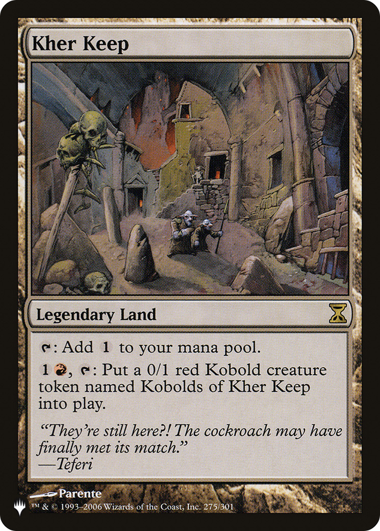 Kher Keep (LIST-TSP-275) [Mystery Booster] The List MTG Single Wizards of the Coast