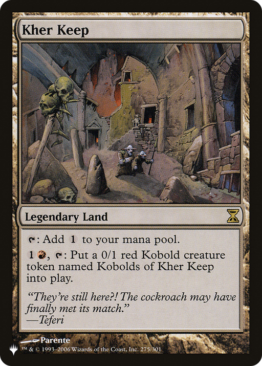Kher Keep (LIST-TSP-275) [Mystery Booster] The List MTG Single Wizards of the Coast