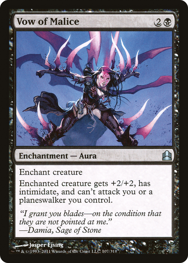 Vow of Malice (CMD-107) [Commander 2011] MTG Single Wizards of the Coast