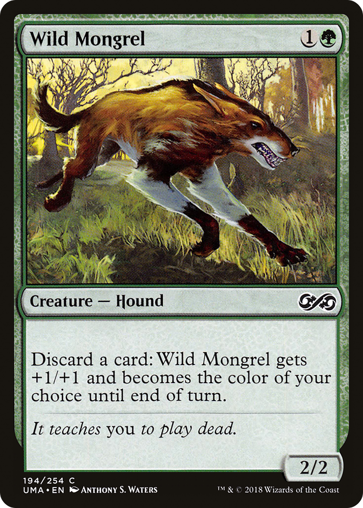 Wild Mongrel (UMA-194) [Ultimate Masters] Foil MTG Single Wizards of the Coast