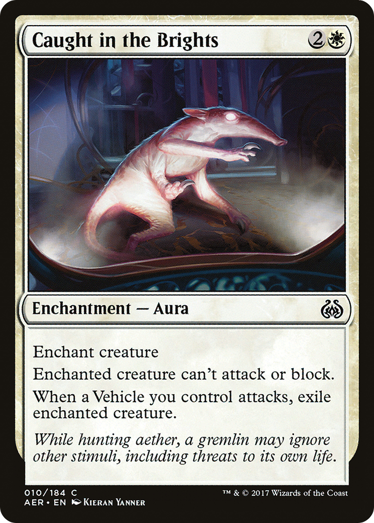 Caught in the Brights (AER-010) [Aether Revolt] Foil MTG Single Wizards of the Coast
