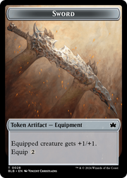 Sword // Manifold Mouse Double-Sided Token [Tokens] Bloomburrow Tokens MTG Single Magic: The Gathering