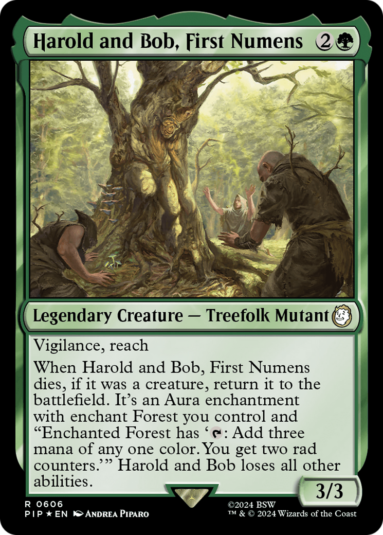 Harold and Bob, First Numens (Surge Foil) (PIP-606) [Fallout] Foil MTG Single Wizards of the Coast