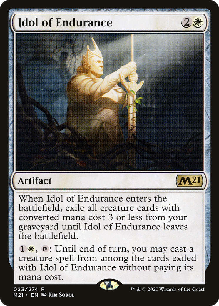 Idol of Endurance (M21-023) [Core Set 2021] MTG Single Wizards of the Coast