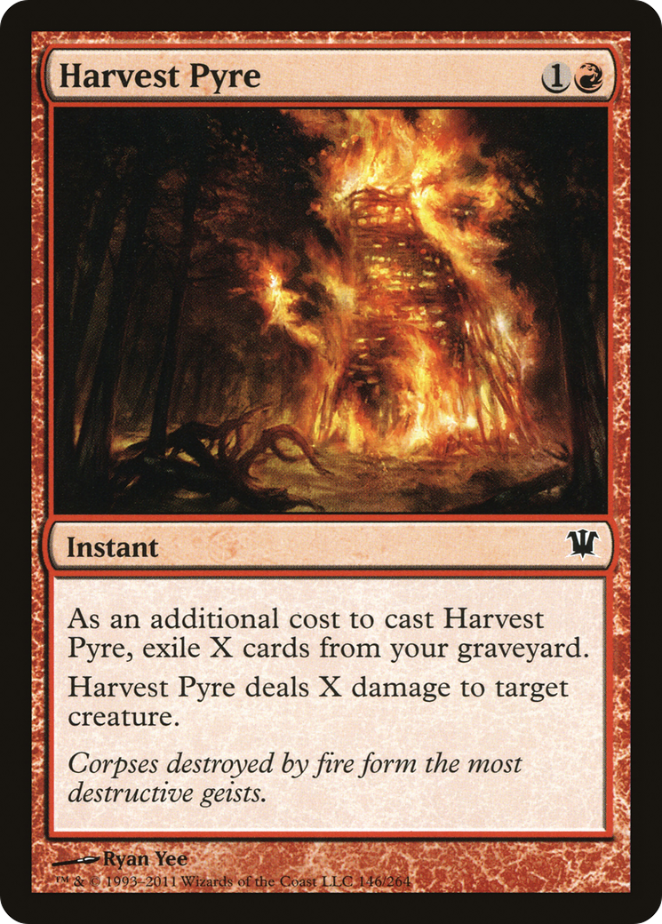 Harvest Pyre (ISD-146) [Innistrad] Foil MTG Single Wizards of the Coast