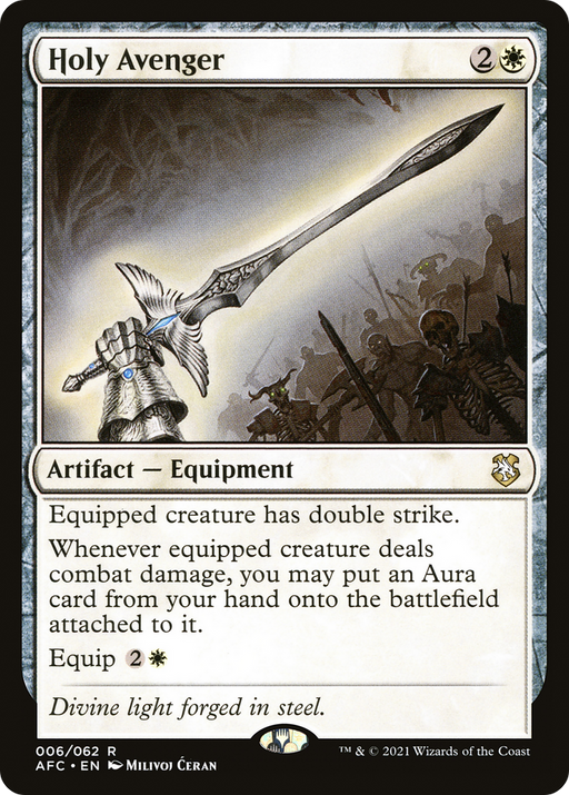 Holy Avenger (AFC-006) [Forgotten Realms Commander] MTG Single Wizards of the Coast