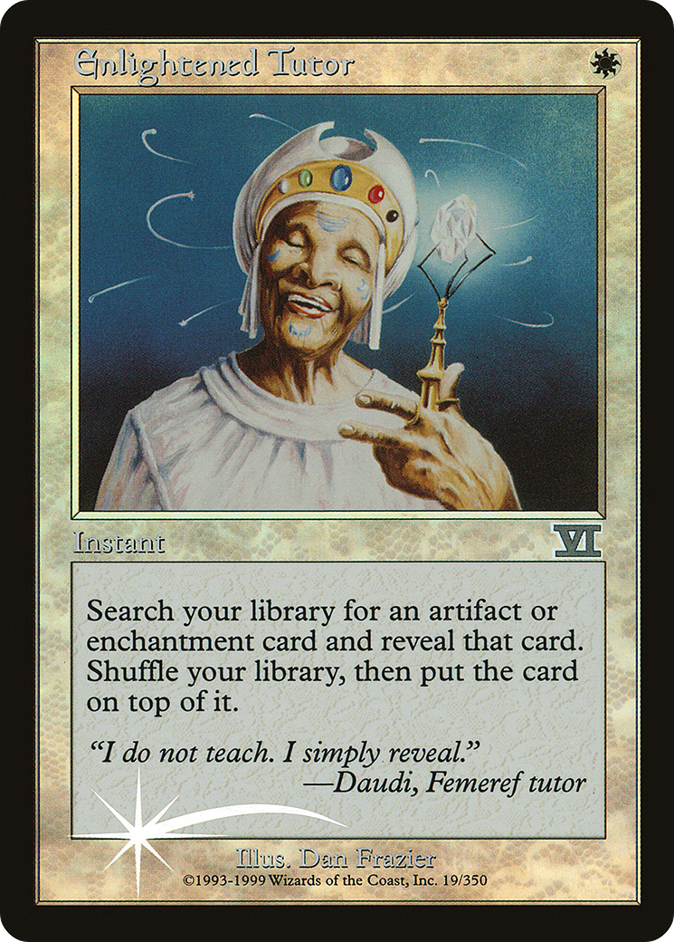 Enlightened Tutor (ARENA-019) [Misc] Arena League 2000 Foil MTG Single Wizards of the Coast