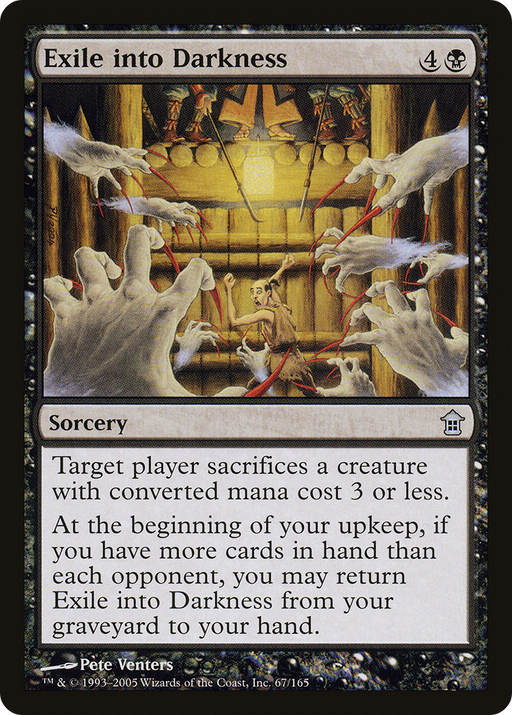 Exile into Darkness (SOK-067) [Saviors of Kamigawa] Foil MTG Single Wizards of the Coast