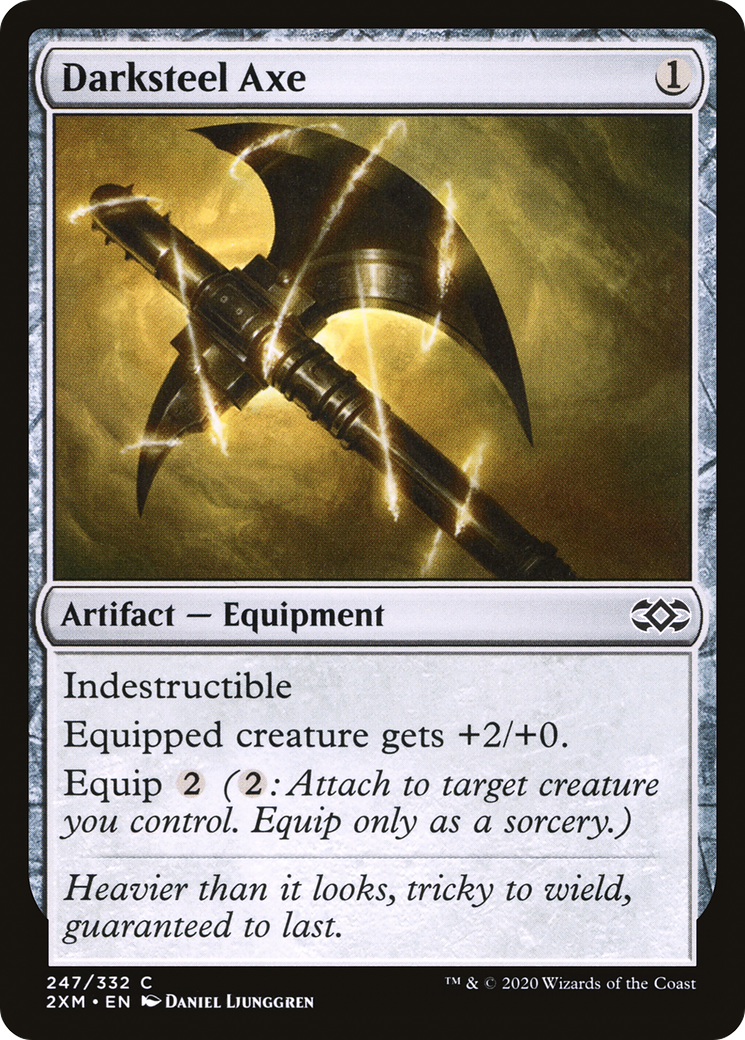 Darksteel Axe (2XM-247) [Double Masters] MTG Single Wizards of the Coast