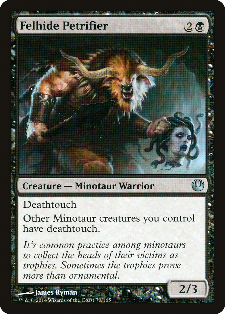 Felhide Petrifier (JOU-070) [Journey into Nyx] Foil MTG Single Wizards of the Coast