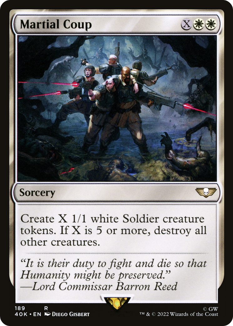 Martial Coup (40K-189) [Warhammer 40,000 Commander] MTG Single Wizards of the Coast
