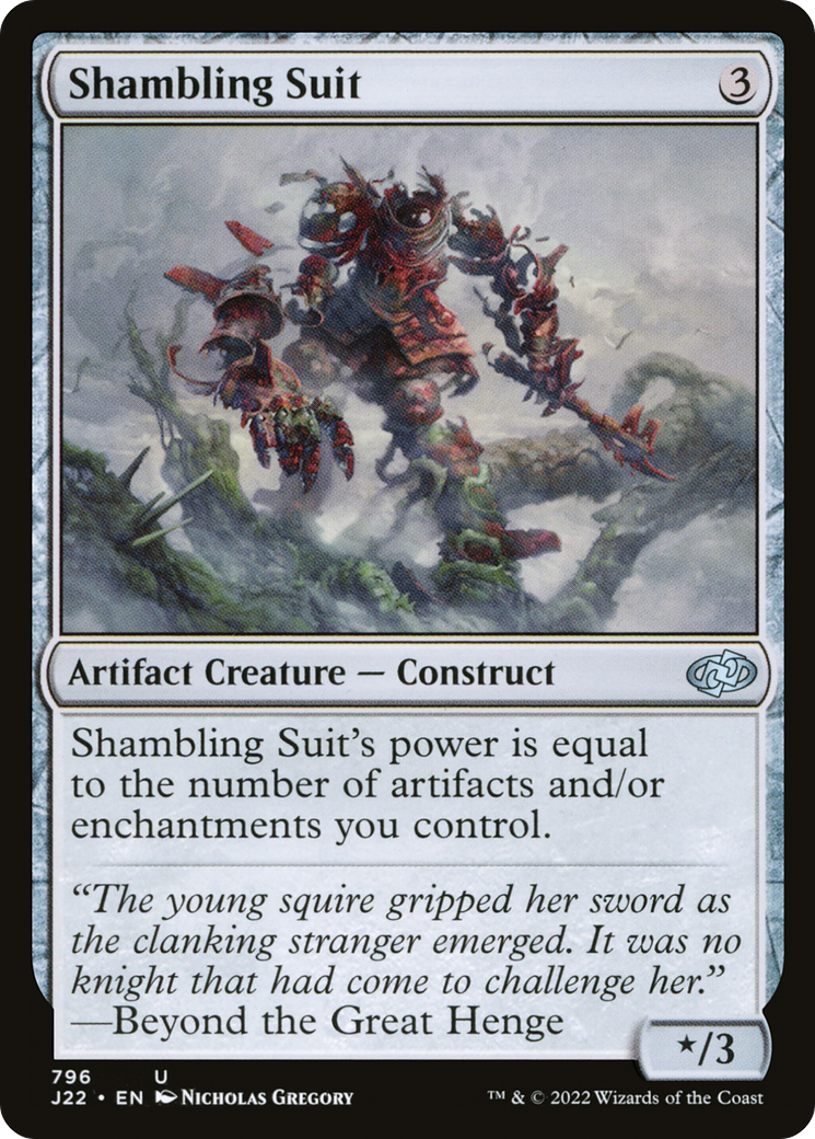 Shambling Suit (J22-796) [Jumpstart 2022] MTG Single Wizards of the Coast