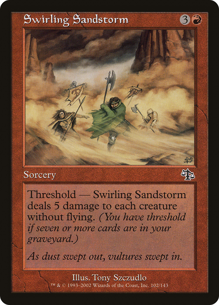 Swirling Sandstorm (JUD-102) [Judgment] Foil MTG Single Wizards of the Coast