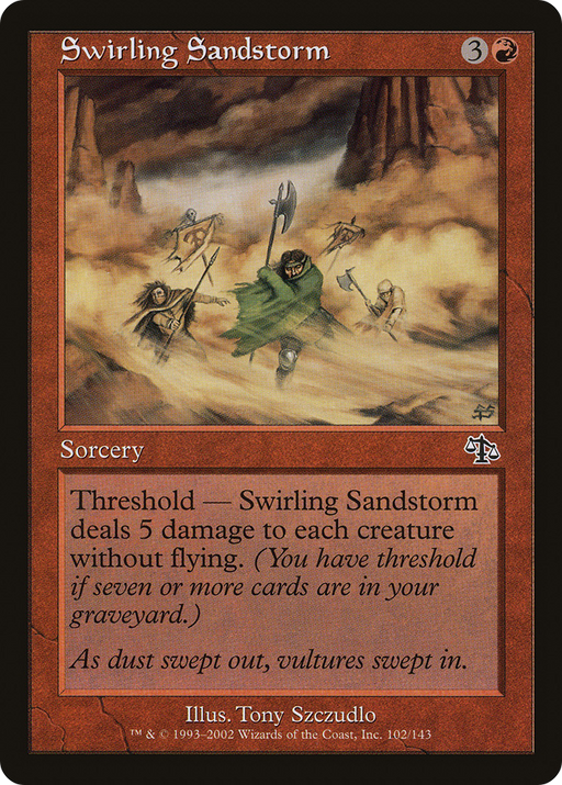 Swirling Sandstorm (JUD-102) [Judgment] Foil MTG Single Wizards of the Coast