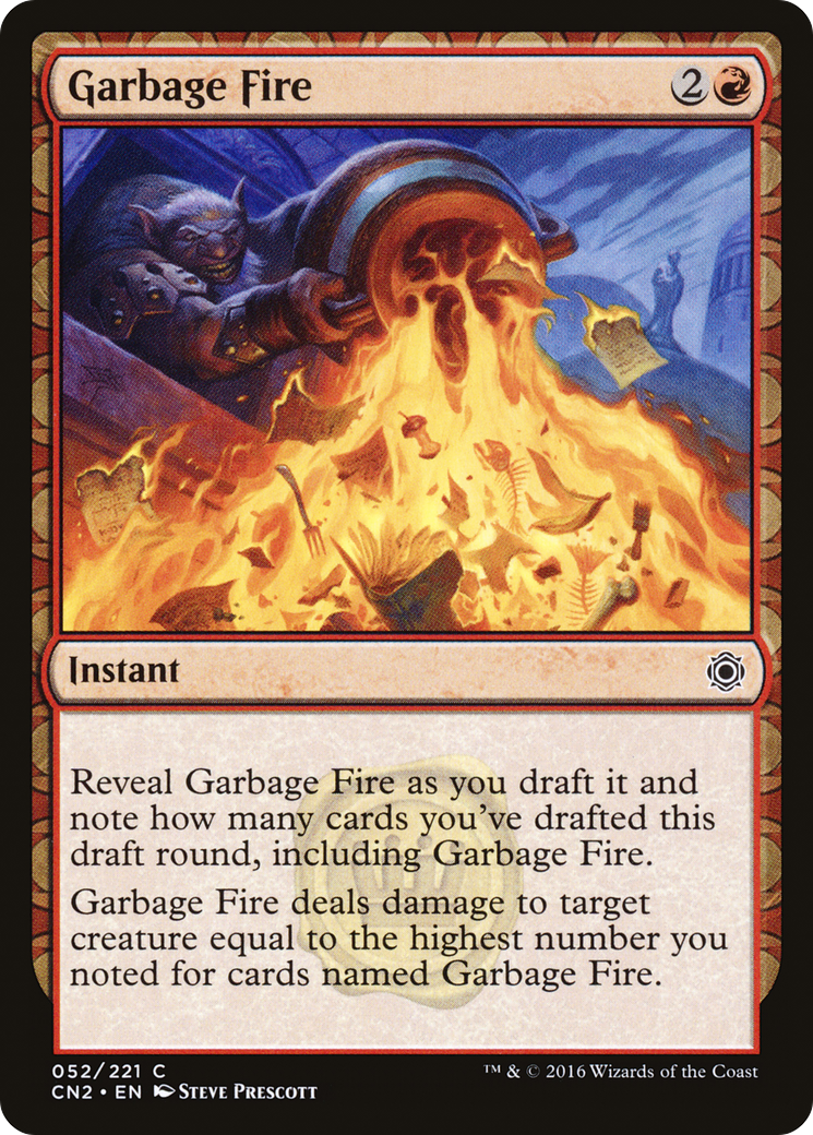 Garbage Fire (CN2-052) [Conspiracy: Take the Crown] MTG Single Wizards of the Coast