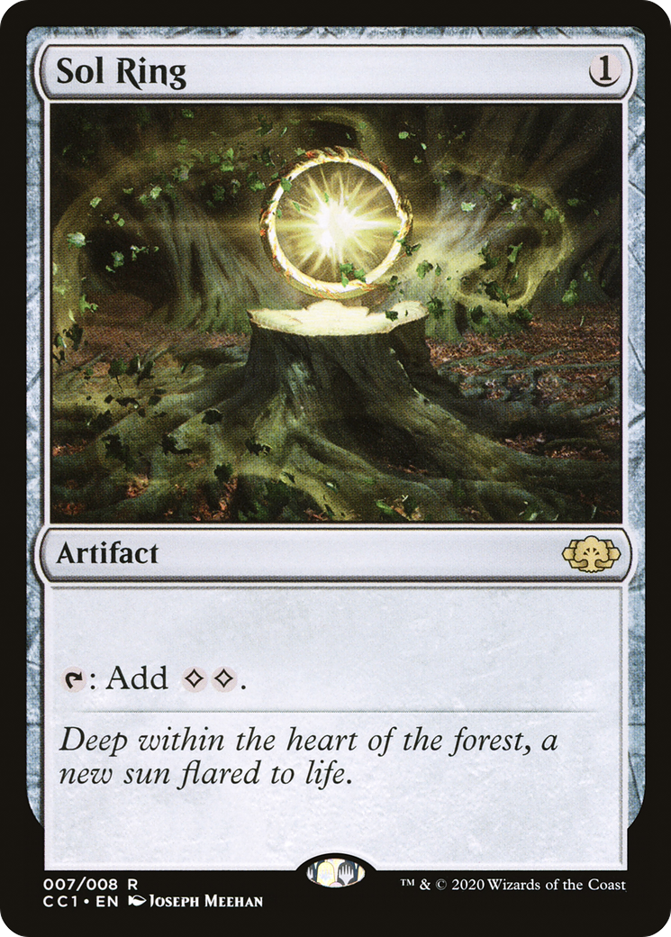 Sol Ring (CC1-007) [Misc] Commander Collection: Green Foil MTG Single Wizards of the Coast