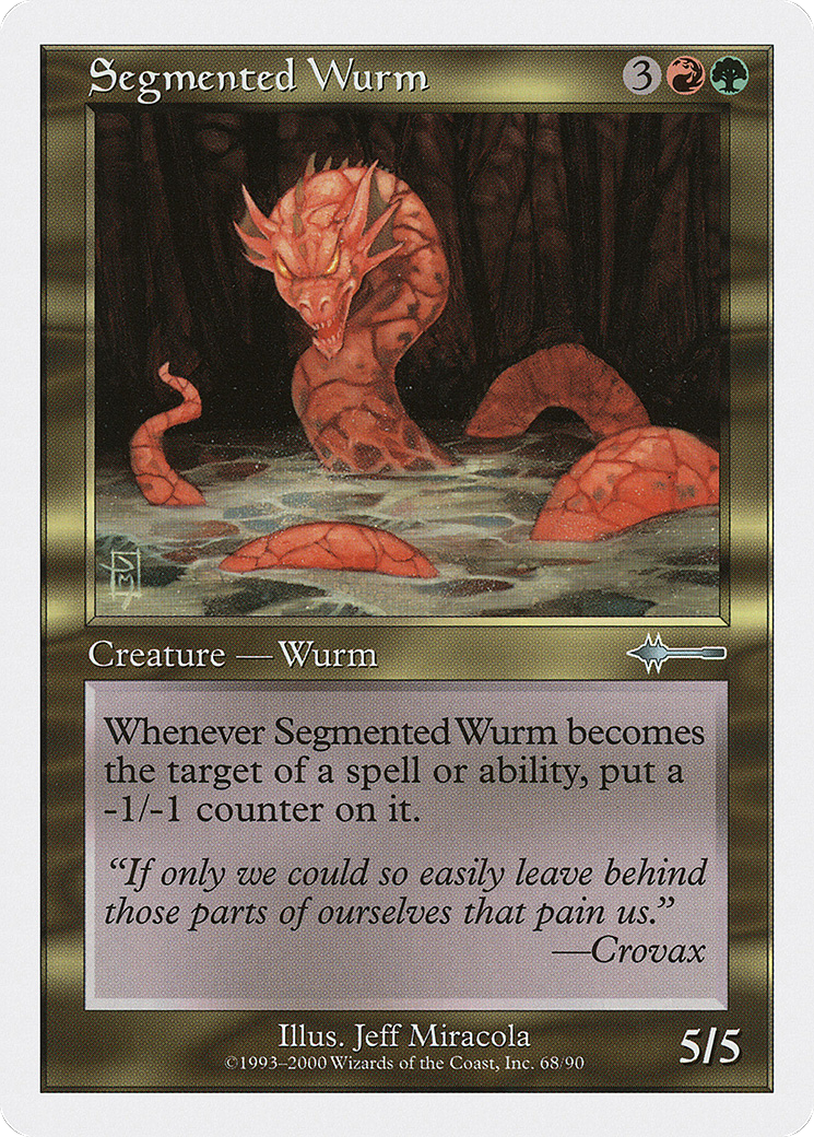 Segmented Wurm (BTD-068) [Misc] Beatdown Box Set MTG Single Wizards of the Coast
