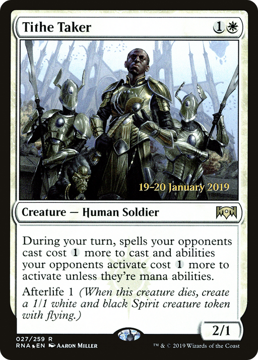 Tithe Taker (PRE-027) [Ravnica Allegiance Promos] Foil MTG Single Wizards of the Coast