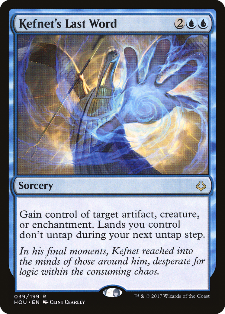 Kefnet's Last Word (HOU-039) [Hour of Devastation] Foil MTG Single Wizards of the Coast