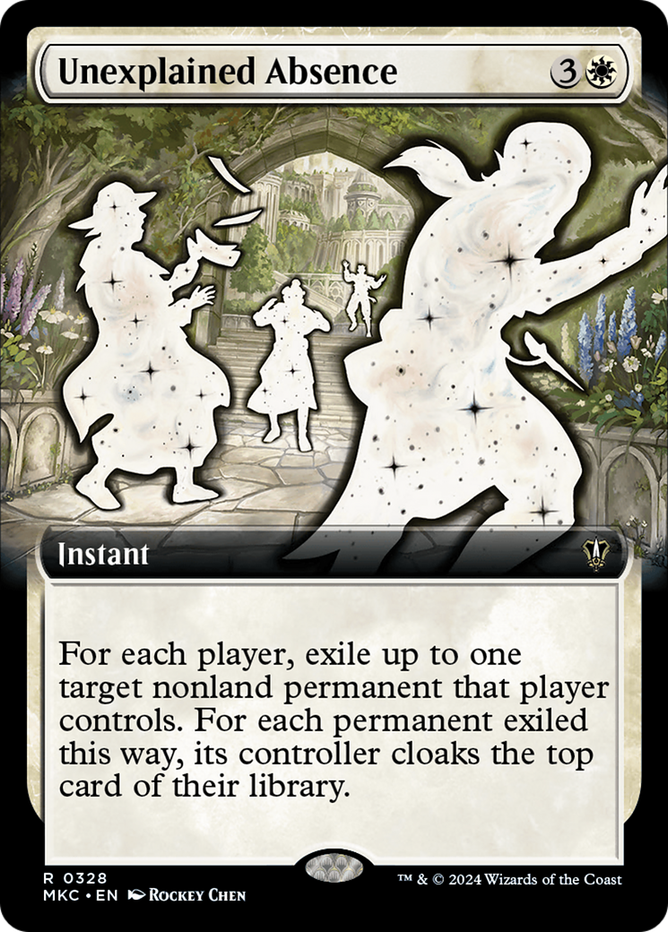 Unexplained Absence (MKC-328) [Murders at Karlov Manor Commander] (Extended Art) MTG Single Wizards of the Coast