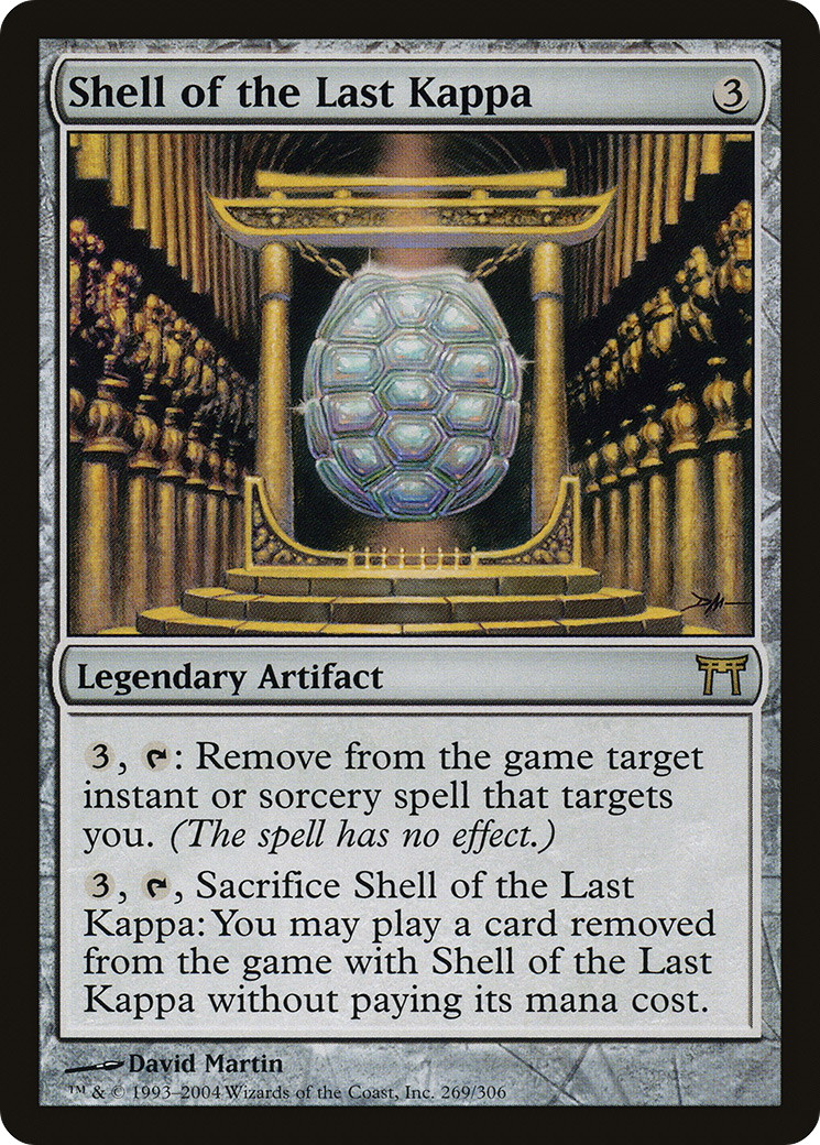 Shell of the Last Kappa (CHK-269) [Champions of Kamigawa] Foil MTG Single Wizards of the Coast