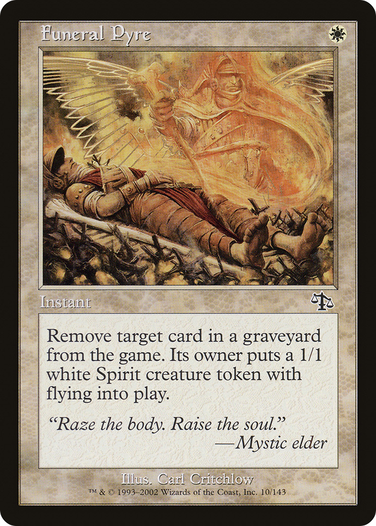 Funeral Pyre (JUD-010) [Judgment] MTG Single Wizards of the Coast