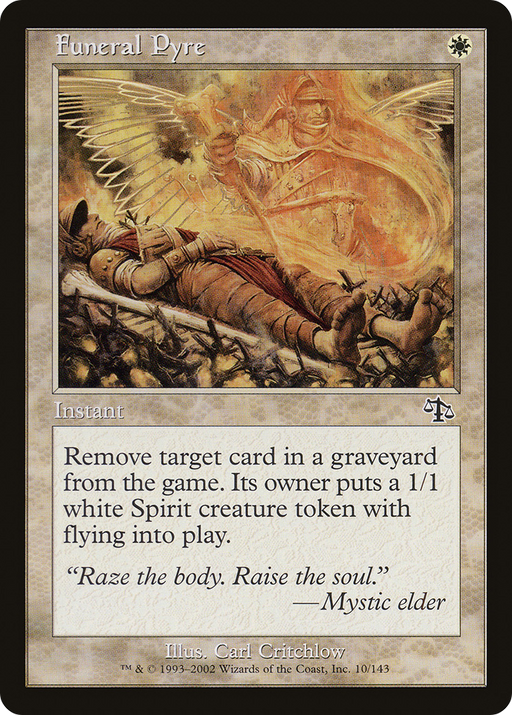 Funeral Pyre (JUD-010) [Judgment] MTG Single Wizards of the Coast