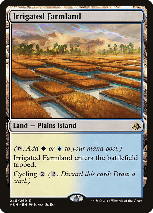 Irrigated Farmland (AKH-245) [Amonkhet] Foil MTG Single Wizards of the Coast