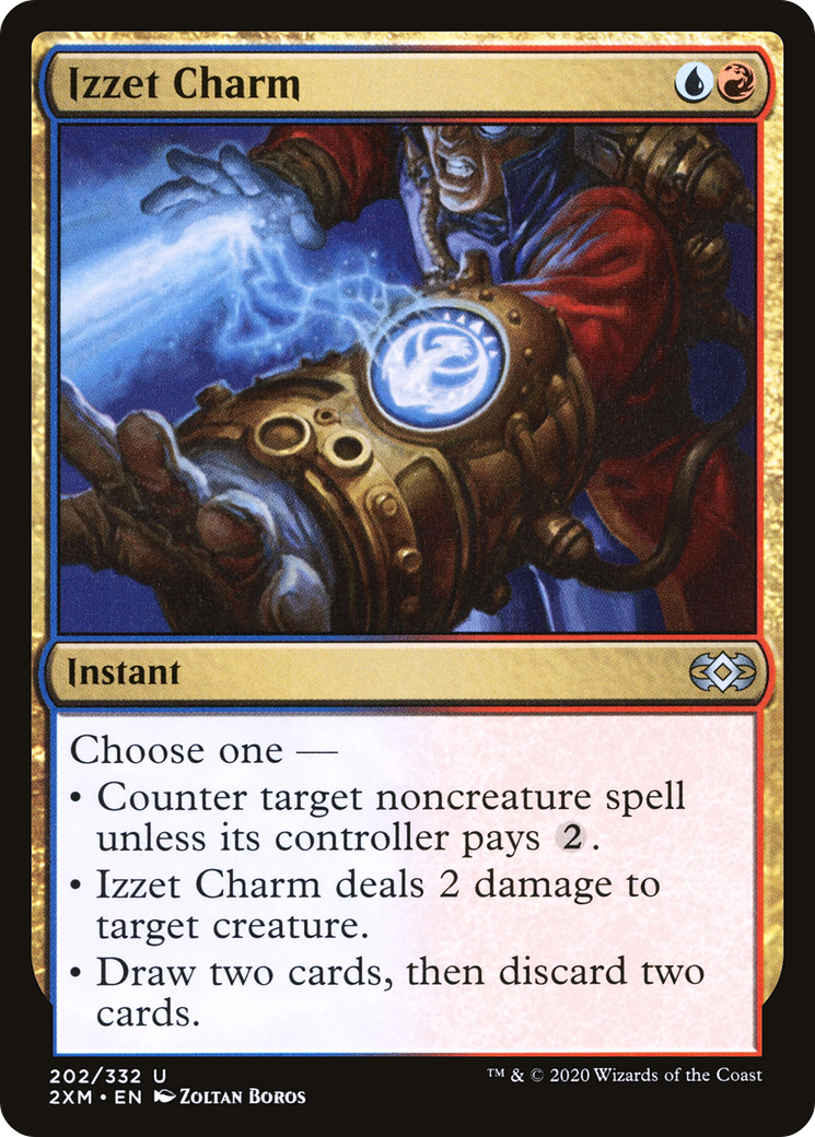 Izzet Charm (2XM-202) [Double Masters] MTG Single Wizards of the Coast
