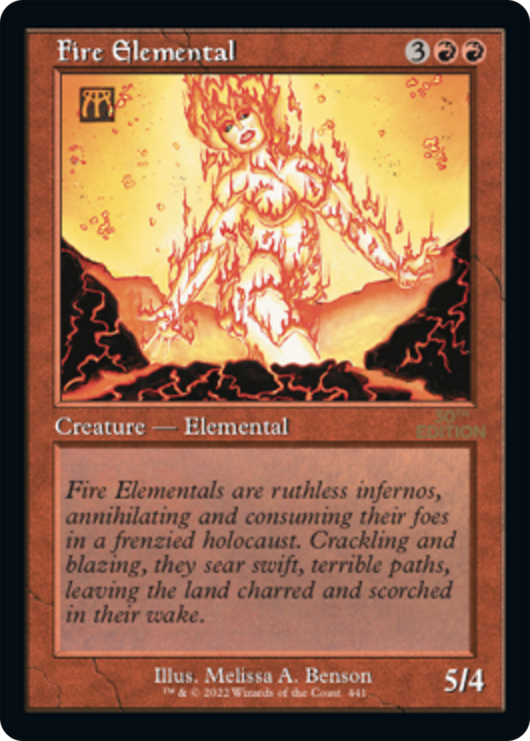 Fire Elemental (30A-441) [30th Anniversary Edition] MTG Single Wizards of the Coast