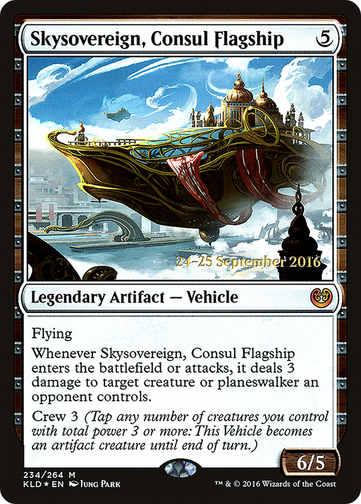 Skysovereign, Consul Flagship (PRE-234) [Kaladesh Promos] Foil MTG Single Wizards of the Coast