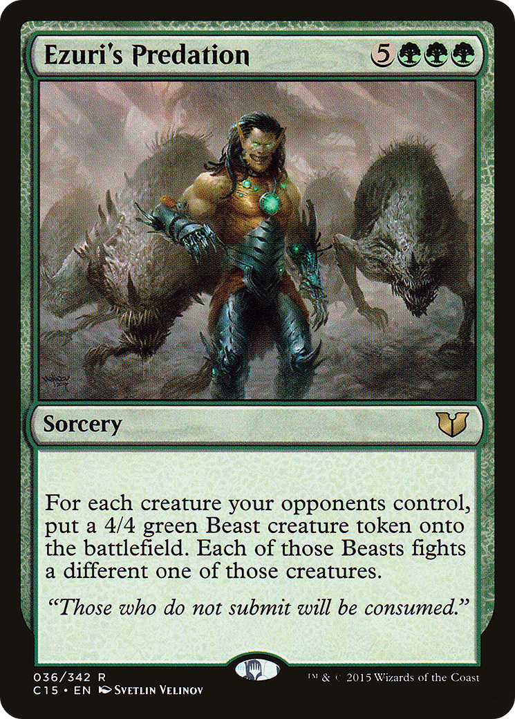 Ezuri's Predation (C15-036) [Commander 2015] MTG Single Wizards of the Coast