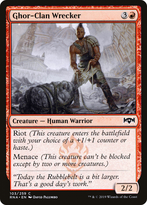 Ghor-Clan Wrecker (RNA-103) [Ravnica Allegiance] MTG Single Wizards of the Coast