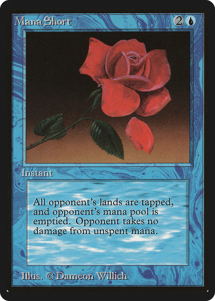 Mana Short (LEB-) [Oldschool] Limited Edition Beta MTG Single Wizards of the Coast