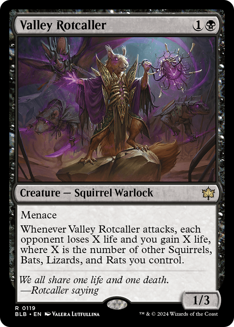 Valley Rotcaller (BLB-119) [Bloomburrow] MTG Single Wizards of the Coast