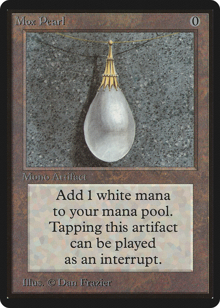 Mox Pearl (LEB-) [Oldschool] Limited Edition Beta MTG Single Wizards of the Coast