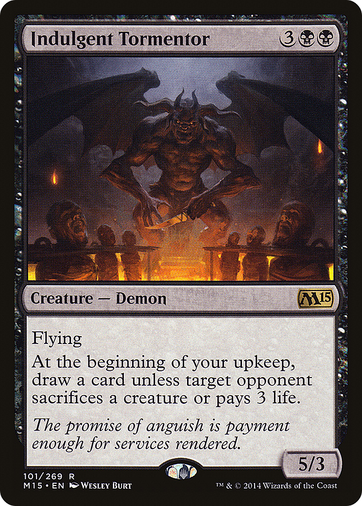 Indulgent Tormentor (M15-101) [Magic 2015] MTG Single Wizards of the Coast